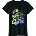 thumbnail image 1 of I Don't Give Eeffoc Until I've Had Coffee Funny Coffee T-Shirt, 1 of 3