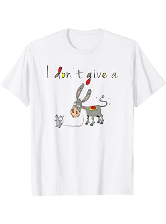 I Don T Give A Rats Donkey Shirt
