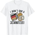 thumbnail image 1 of I Don't Give a Schnitzel Oktoberfest Beer Festival German T-Shirt, 1 of 5
