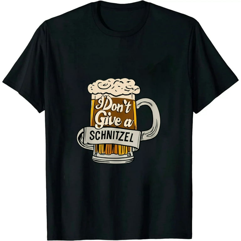 I Don't Give A Schnitzel - Beer T Shirt I Don't Give A Schnitzel - Beer T Shirt