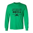 thumbnail image 1 of I Don't Have A PhD Adult Long Sleeve T-shirt, 1 of 3