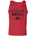 thumbnail image 1 of I Don't Have A PhD Adult Tank Top, 1 of 3