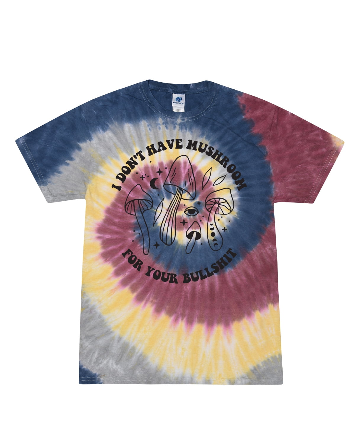 Purple Mushroom Tie Dye Shirt