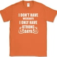 thumbnail image 1 of I Don't Have Weekdays I Only Have Strong Days T-Shirt Gym Workout Fitness Tee - Orange, L, 1 of 1