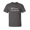 thumbnail image 1 of I Don't Insult People Sarcastic Humor Graphic Novelty Funny Tall T Shirt, 1 of 5