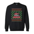 thumbnail image 1 of I Don't Know Margo Vacation Ugly Christmas Gift Funny DT Novelty Crewneck Sweatshirt, 1 of 2