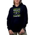 thumbnail image 1 of I Don't Let Birdies & Pars Get in the Way of Having a Good Time, Golf Player, Golfing or Golfer Themed Merch Gift, Navy Blue Hooded Sweatshirt or Hoodie, 2XL, 1 of 5