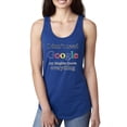 thumbnail image 1 of I Don't Need Google My Daughter Knows Everything Ladies Tank Top, Royal, Small, 1 of 3