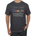 thumbnail image 1 of I Don't Need Google My Daughter Knows Everything Men's Graphic T-Shirt, Charcoal, Medium, 1 of 3