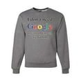 thumbnail image 1 of I Don't Need Google My Mom Knows Everything Unisex Crewneck Graphic Sweatshirt, Heather Grey, 3XL, 1 of 3