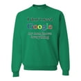 thumbnail image 1 of I Don't Need Google My Mom Knows Everything Unisex Crewneck Graphic Sweatshirt, Kelly, X-Large, 1 of 3