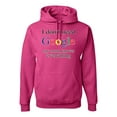 thumbnail image 1 of I Don't Need Google My Mom Knows Everything Unisex Graphic Hoodie Sweatshirt, Fuschia, Medium, 1 of 3