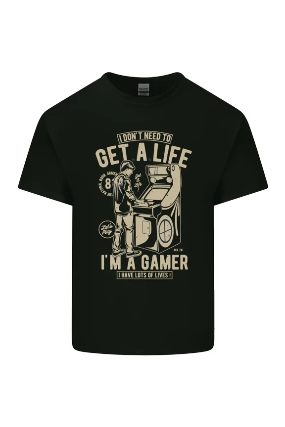 I Don't Need To Get Life I'm Gamer Funny Slogan Unisex T-Shirt