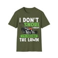 thumbnail image 1 of I Don't Snore I Dream I'm Mowing The Lawn Gardening Graphic Unisex T-Shirt, 1 of 4