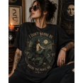 thumbnail image 1 of I Don't Wanna Be Where The People Are Mermaid Graphic Unisex T-Shirt, 1 of 3