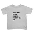 thumbnail image 1 of I Don't Want To Be A Princess I Want To Be A CEO Cute Toddler Tshirts for Boys Girls (Gray, 4T), 1 of 5