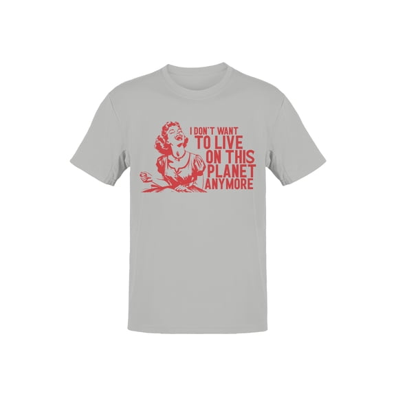 I Don’t Want to Live Anymore Graphic Men's T-shirt