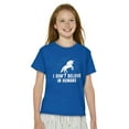thumbnail image 1 of I Dont Believe in Humans Unicorn Girls Kids T Shirt Tees Teen Brisco Brands X, 1 of 6