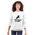 thumbnail image 1 of I Dont Believe in Humans Unicorn Women Crewneck Sweatshirt Brisco Brands S, 1 of 6