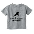 thumbnail image 1 of I Dont Believe in Humans Unicorn Youth T Shirt Tee Girls Infant Toddler Brisco Brands 4T, 1 of 5
