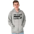thumbnail image 1 of I Dont Get Older I Level Up Gamer Zip Up Hoodie Men's Women's Brisco Brands M, 1 of 6