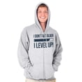thumbnail image 1 of I Dont Get Older I Level Up Gamer Zip Up Hoodie Men's Women's Brisco Brands S, 1 of 6