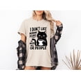 thumbnail image 1 of I Dont Like Morning People Shirt, Grumpy Cat Tee, Cute Cat , Womens , For Cats Lover, Cat Mom, 1 of 4
