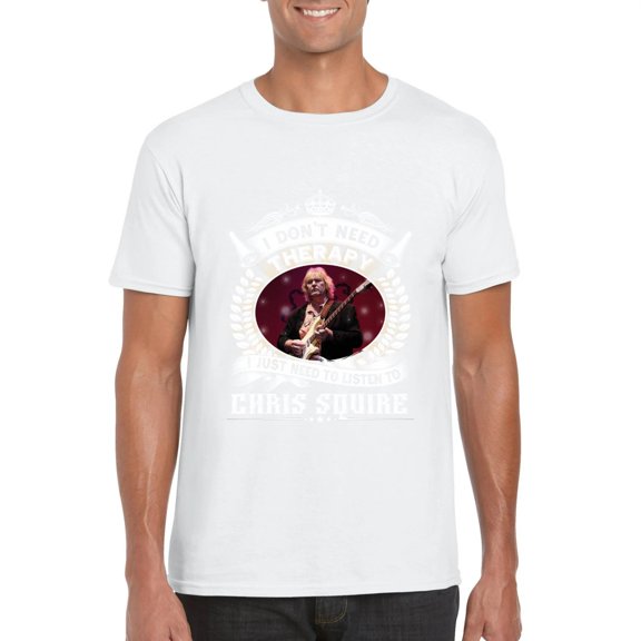 I Dont Need Therapy I Just Need To Listen To Chris Squire T-Shirt, for men & women, up to size 5XL