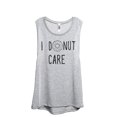 thumbnail image 1 of I Donut Care Women's Fashion Sleeveless Muscle Workout Yoga Tank Top Sport Grey X-Large, 1 of 3