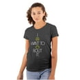 thumbnail image 1 of I Donut Want to Taco Bout it Food Pun Womens Fitted Plus Size Graphic Tee Brisco Brands 2X, 1 of 4