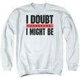 thumbnail image 1 of - I Doubt - Crewneck Sweatshirt - X-Large, 1 of 2