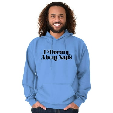I Dream About Naps Lazy Day Unisex Plus Size Hoodie Brisco Brands 2X