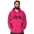 thumbnail image 1 of I Dream About Naps Lazy Day Unisex Plus Fleece Graphic Hoodie Brisco Brands 4X, 1 of 5