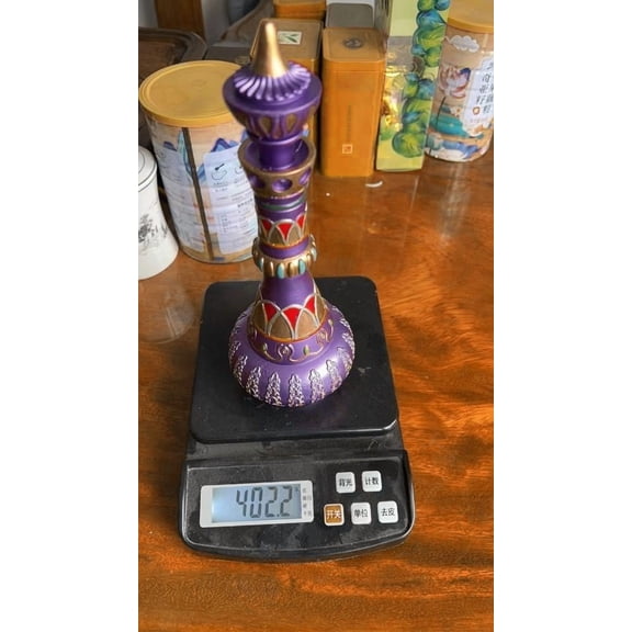 I Dream Of Jeannie Bottle From Mario-Della Casa-Second Season MIRRORED Purple Bottle!Pagoda Spirit Bottle Decoration Cheap Stuff Under 3 Dollar