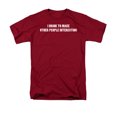 thumbnail image 1 of I Drink To Make Other People Interesting Funny Saying Adult T-Shirt, 1 of 1