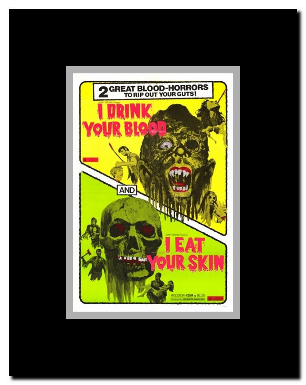 I Drink Your Blood Framed Movie Poster