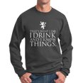 thumbnail image 1 of I Drink and I Know Things Lion Sweatshirt, 1 of 4