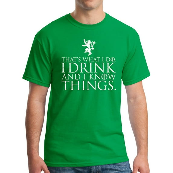 I Drink and I Know Things Lion T-Shirt (L)