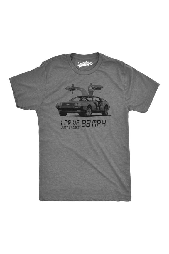 I Drive 88 Miles Per Hour T Shirt Funny Vintage 80s Graphic Tee Cool Nerdy Top Graphic Tees