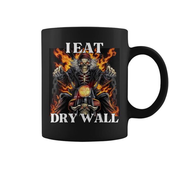 I Eat Drywall Cringe Hard Skeleton Meme Coffee Mugs