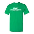 thumbnail image 1 of I Enjoy Long Romantic Walk Sarcastic Humor Graphic Tees Gift For Mens Novelty Funny T Shirt, 1 of 5