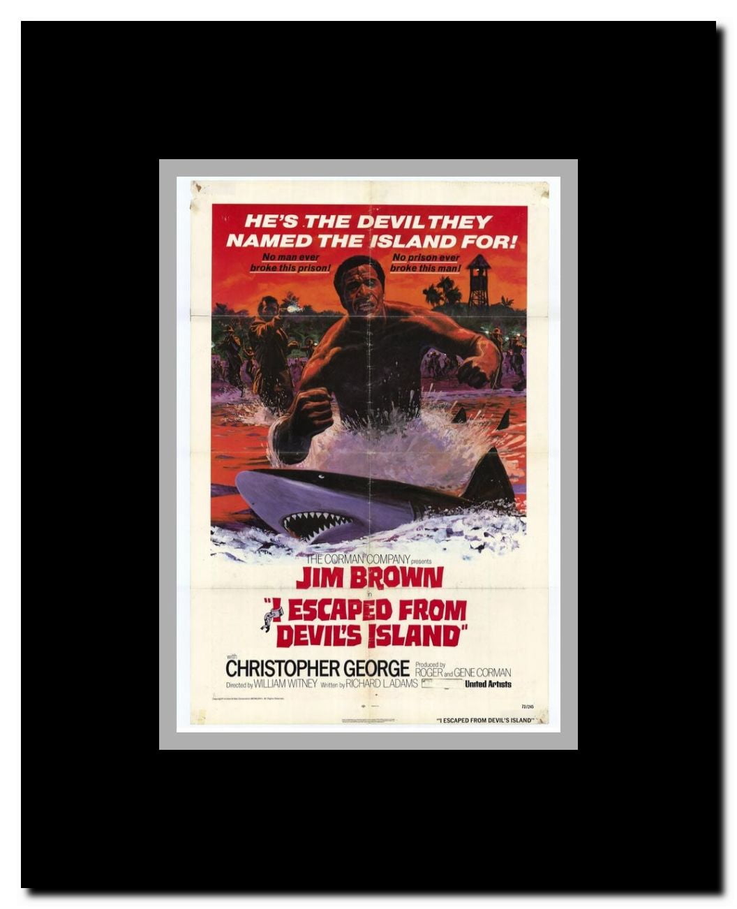 I Escaped from Devils Island Framed Movie Poster