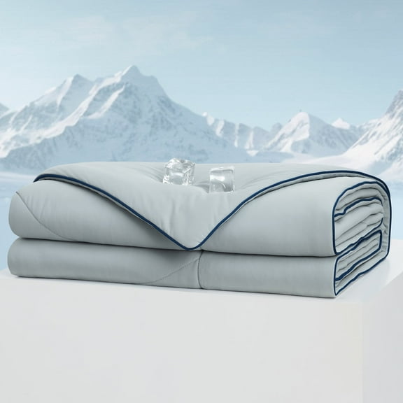 I -FAMILY Soft Cooling Comforter, NASA Temperature Regulation Technology Throw Blanket