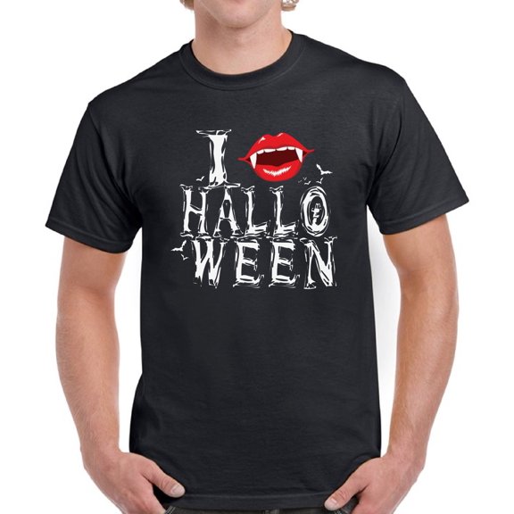 I Fangs Halloween Vampire Top Halloween Gift Shirt for Men - S M L XL 2XL 3XL 4XL 5XL Happy Halloween Graphic Tee - Funny Scary Holiday Tee T-Shirt Mens