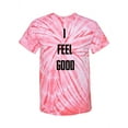 thumbnail image 1 of I Feel Good Text Tie-Dye Cyclone Women -Smartprints Designs, Female Medium, 1 of 2