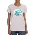 thumbnail image 1 of I Feel Nothing T-Shirt Women -Smartprints Designs, Female 5X-Large, 1 of 4