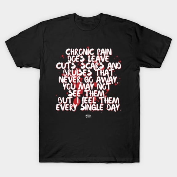 I Feel Them Everyday Chronic Pain Spoonie Awareness Retro Funny Graphic G024 T-Shirt, for men and women, Up to Size 5XL