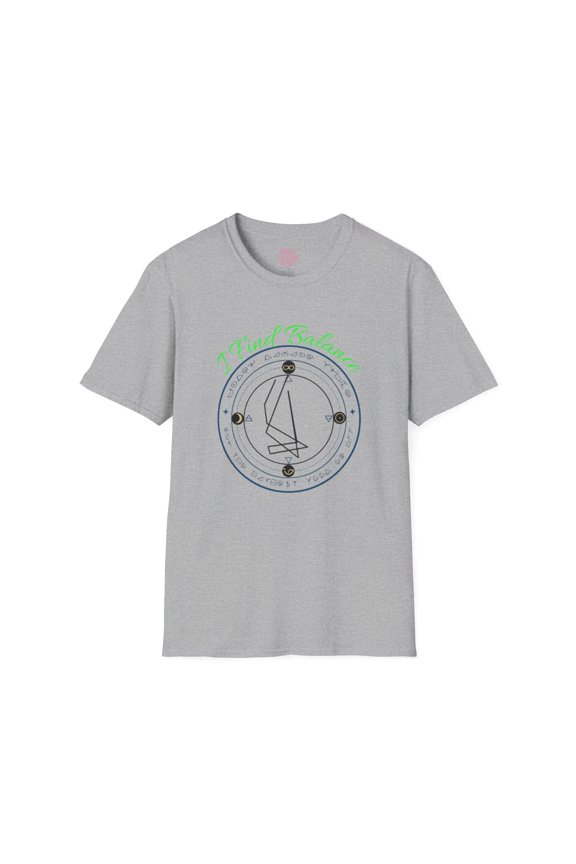 I Find Balance Sigil T-Shirt — Sigil Symbol Graphic Tee Shirt