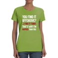 thumbnail image 1 of I Find It Funny T-Shirt Women -Smartprints Designs, Female Small, 1 of 4