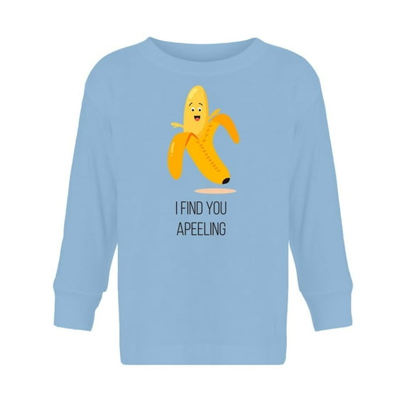 I Find You Apeeling Banana Long Sleeve Toddler -Image by Shutterstock, 4 Toddler